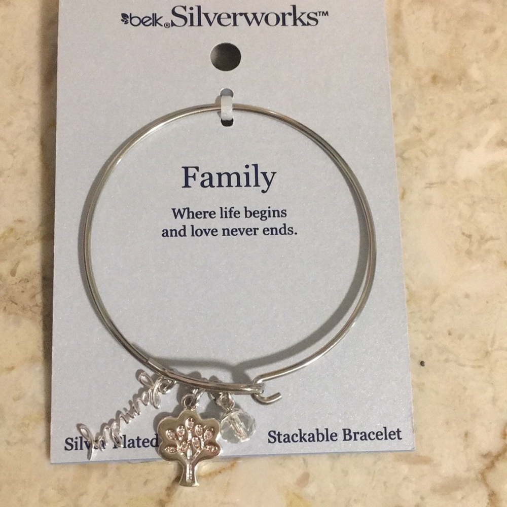 Silverworks (Silver plated) Family Bracelet